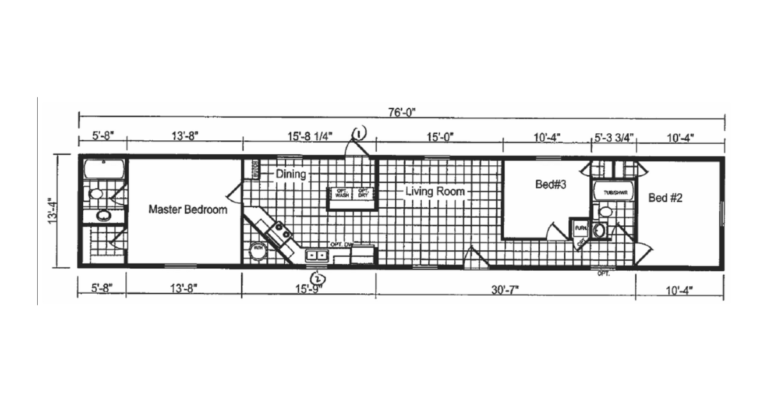 Eagle River 80F1113 Floor Plan
