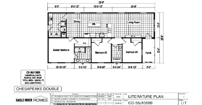 Eagle River CD-56J1088 Floor Plan